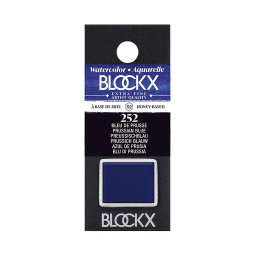 BLOCKX Watercolour Half Pan S2 252 Prussian Blue C41252BXC_1