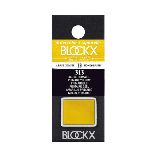 BLOCKX Watercolour Half Pan S3 313 Primary Yellow C41313BXC_1