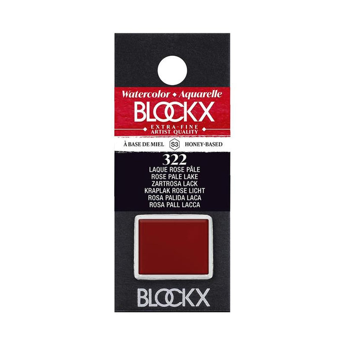 BLOCKX Watercolour Half Pan S3 322 Rose Pale Lake C41322BXC_1