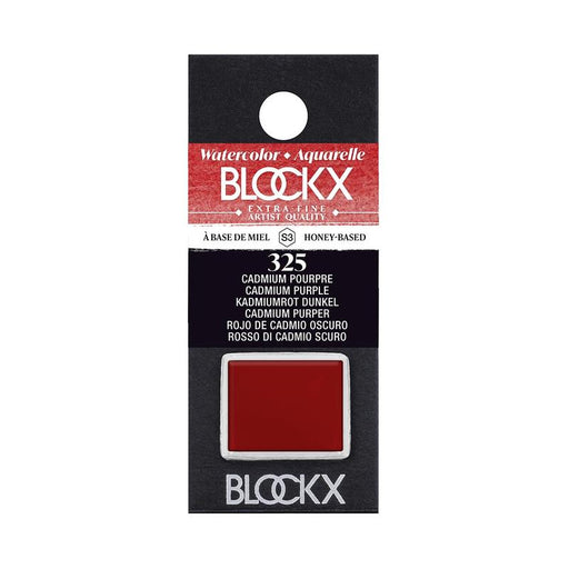 BLOCKX Watercolour Half Pan S3 325 Cadmium Purple C41325BXC_1