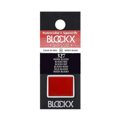 BLOCKX Watercolour Half Pan S3 327 Blockx Red C41327BXC_1