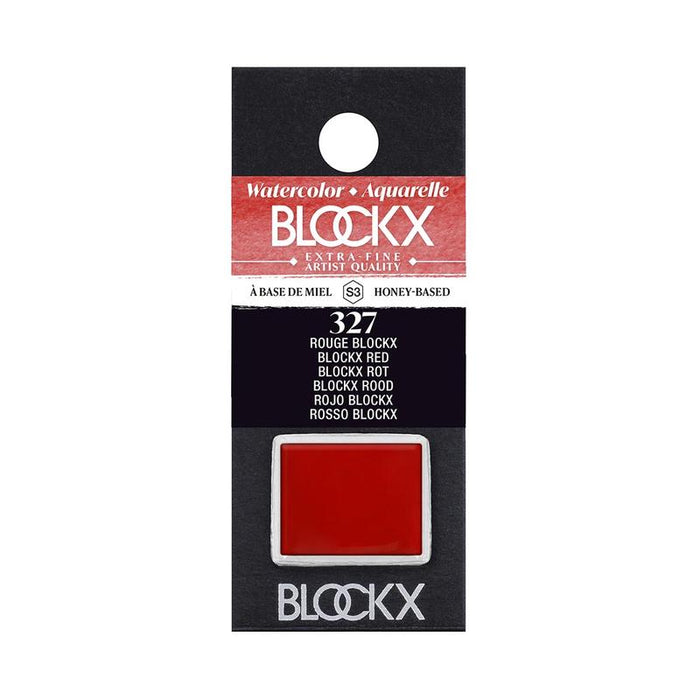 BLOCKX Watercolour Half Pan S3 327 Blockx Red C41327BXC_1