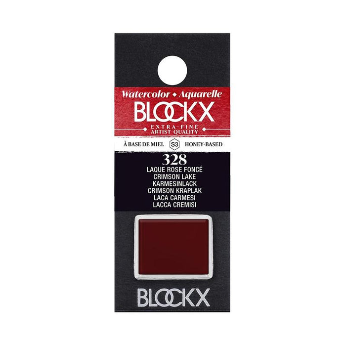 BLOCKX Watercolour Half Pan S3 328 Crimson Lake C41328BXC_1