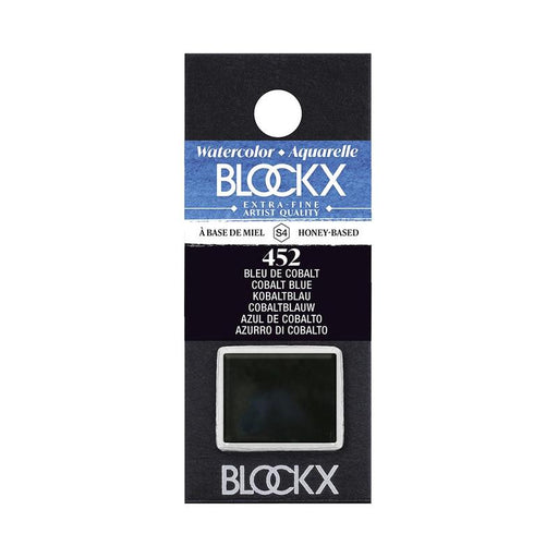BLOCKX Watercolour Half Pan S4 452 Cobalt Blue C41452BXC_1