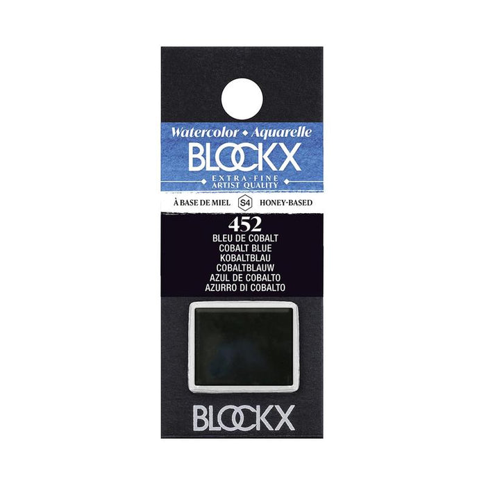 BLOCKX Watercolour Half Pan S4 452 Cobalt Blue C41452BXC_1