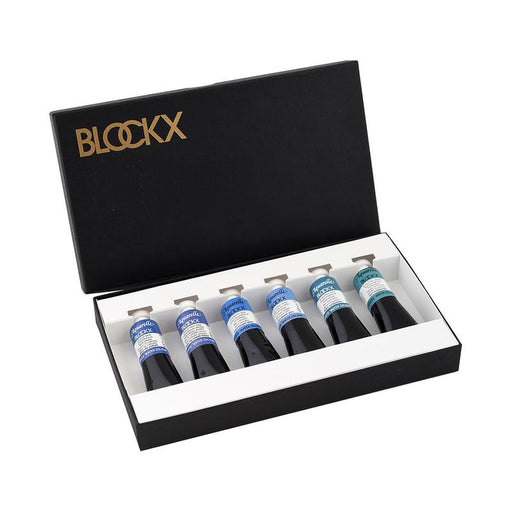 BLOCKX Watercolour Tube 15ml 6 Set Cobalts C44907BXC_1