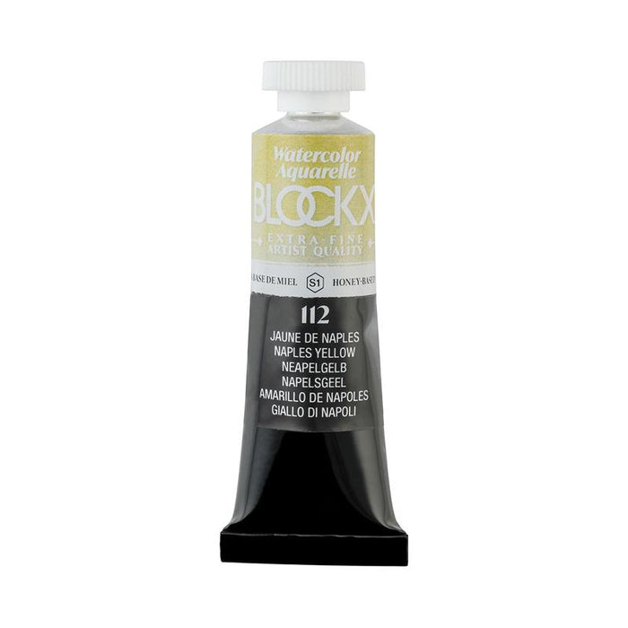 BLOCKX Watercolour Tube 15ml S1 112 Naples Yellow C44112BXC_1