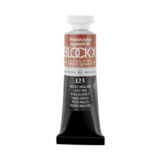 BLOCKX Watercolour Tube 15ml S1 123 Light Red C44123BXC_1
