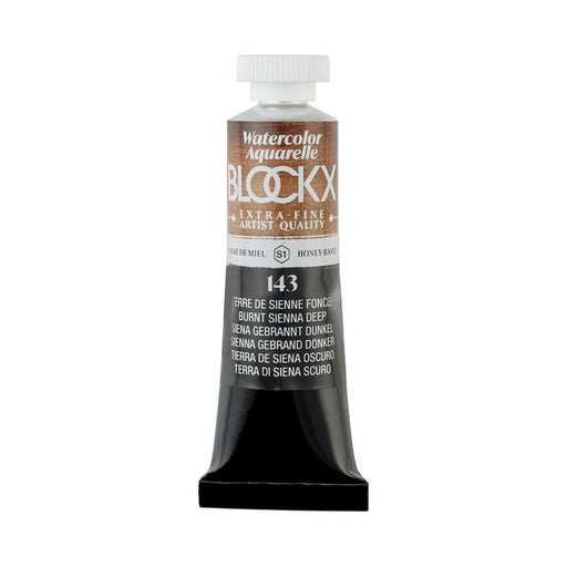 BLOCKX Watercolour Tube 15ml S1 143 Deep Burnt Sienna C44143BXC_1