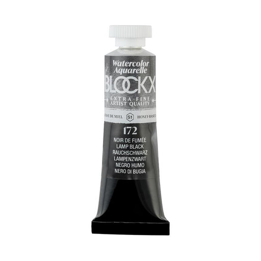 BLOCKX Watercolour Tube 15ml S1 172 Lamp Black C44172BXC_1