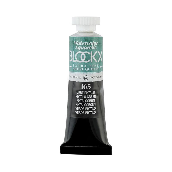 BLOCKX Watercolour Tube 15ml S2 165 Phtalo Green C44165BXC_1