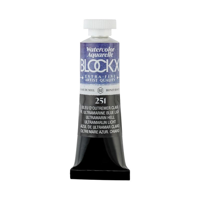 BLOCKX Watercolour Tube 15ml S2 251 Light Ultramarine Blue C44251BXC_1