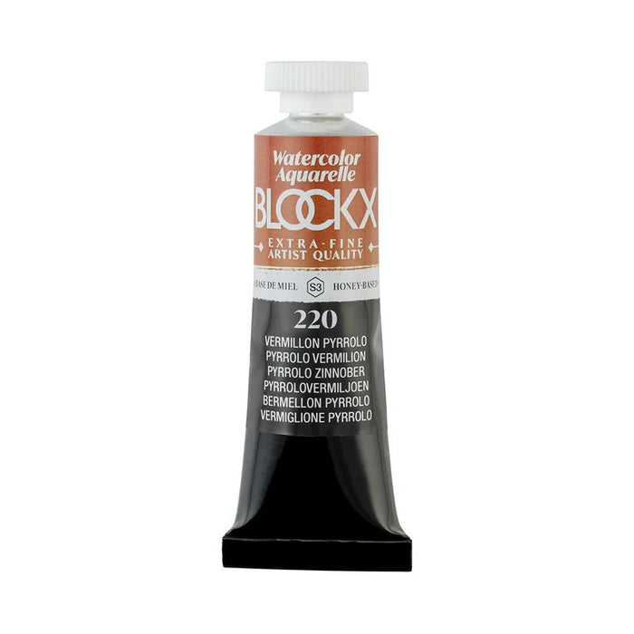 BLOCKX Watercolour Tube 15ml S3 220 Pyrrolo Vermilion C44220BXC_1