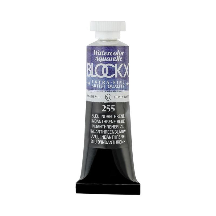 BLOCKX Watercolour Tube 15ml S3 255 Indanthrene Blue C44255BXC_1