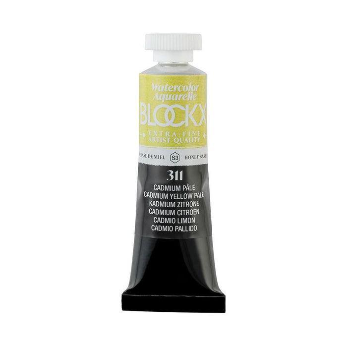 BLOCKX Watercolour Tube 15ml S3 311 Pale Cadmium Yellow C44311BXC_1