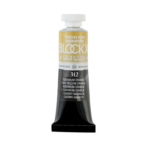 BLOCKX Watercolour Tube 15ml S3 312 Cadmium Yellow Orange C44312BXC_1