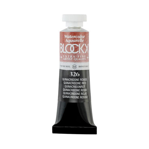 BLOCKX Watercolour Tube 15ml S3 326 Quinacridone Red C44326BXC_1