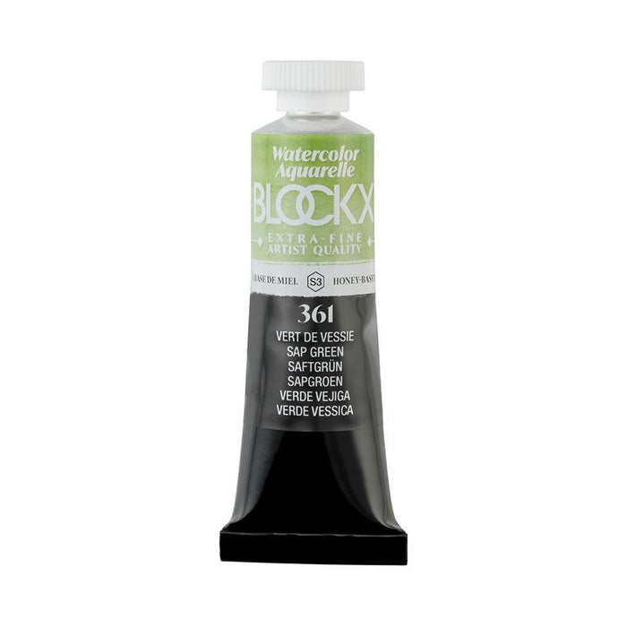 BLOCKX Watercolour Tube 15ml S3 361 Sap Green C44361BXC_1