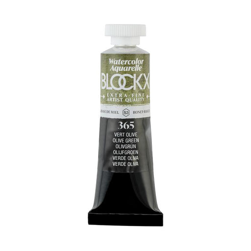 BLOCKX Watercolour Tube 15ml S3 365 Olive Green C44365BXC_1