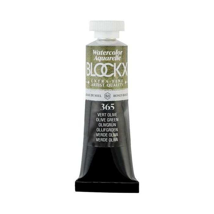 BLOCKX Watercolour Tube 15ml S3 365 Olive Green C44365BXC_1
