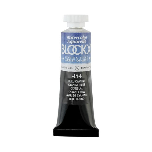 BLOCKX Watercolour Tube 15ml S4 454 Cyanine Blue C44454BXC_1