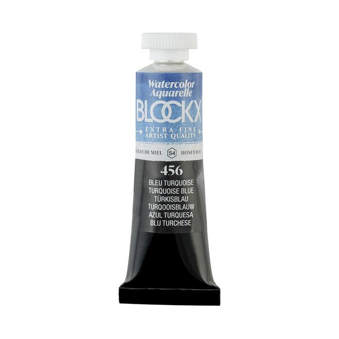 BLOCKX Watercolour Tube 15ml S4 456 Turquoise Blue C44456BXC_1