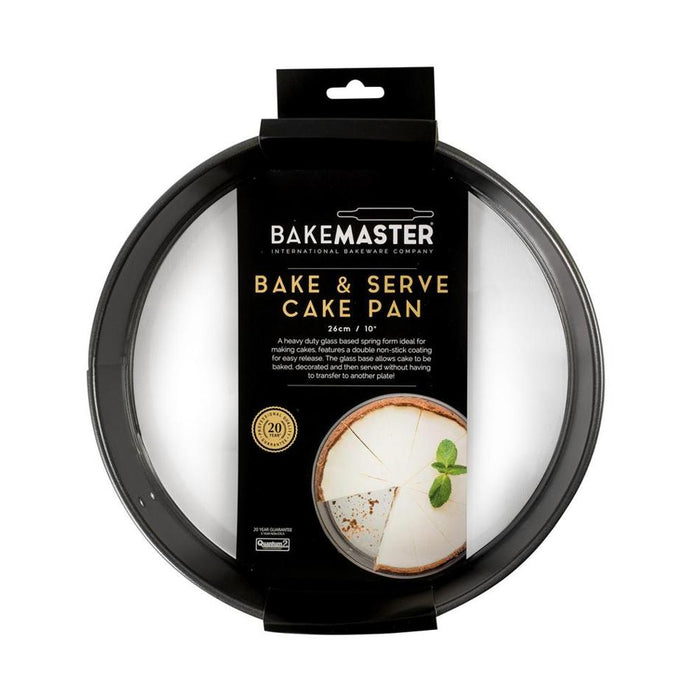 Bakemaster Springform W Glass Base 26CM_3