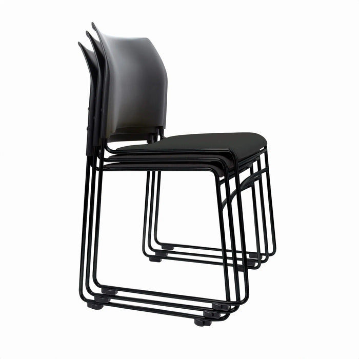 Buro Maxim Meeting Black P/C Frame Chair