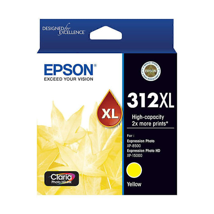 Epson 312 High Yield Yellow Ink Cartridge C13T183492