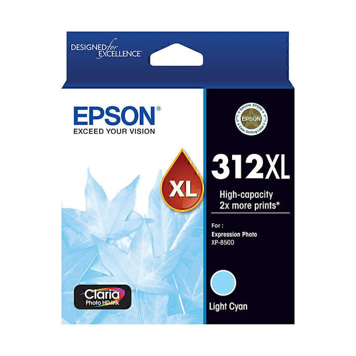 Epson 312 High Yield Lt Cyan Ink Cartridge C13T183592