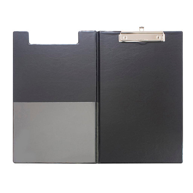 Okin Clipboard Pvc Double Fc Black