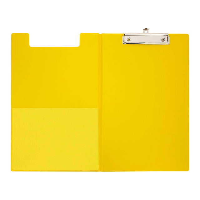 Okin Clipboard PVC Double FC Yellow
