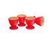 Chasseur La Cuisson Egg Cup Set of 4 Red_1