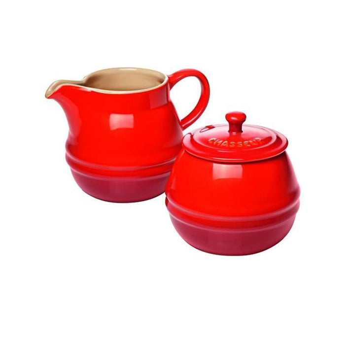 Chasseur La Cuisson Sugar+Creamer Red_1