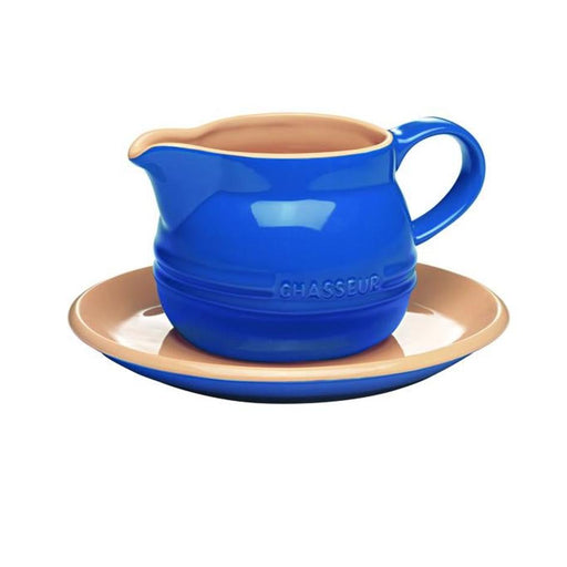 Chasseur Le Cuissn Gravy Boat+Saucer Blue_1