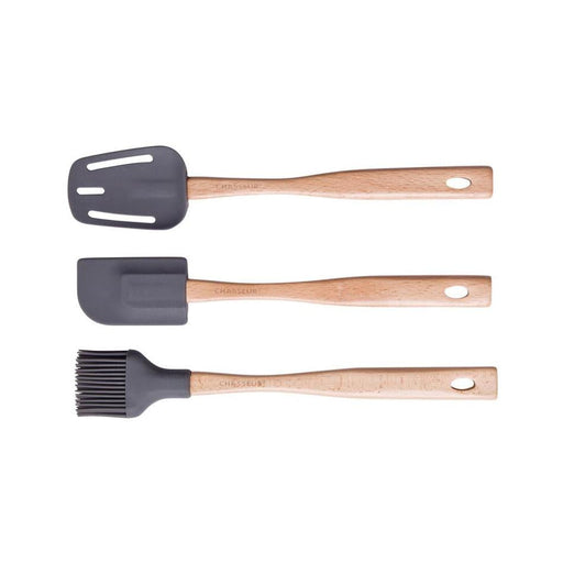 Chasseur Spat Brush Spoon Set Caviar_1