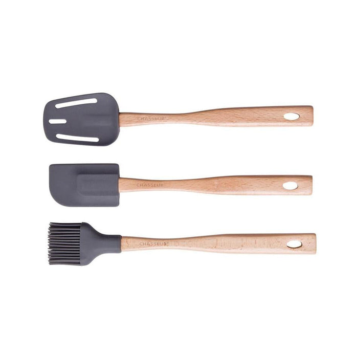 Chasseur Spat Brush Spoon Set Caviar_1