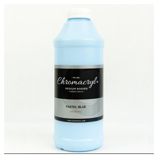 Chroma Chromacryl 1L Pastel Blue Acrylic Paint 178312_1