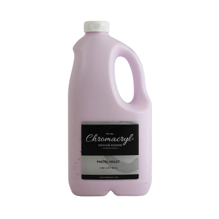 Chroma Chromacryl 2L Acrylic Paint Pastel Violet 179316_1