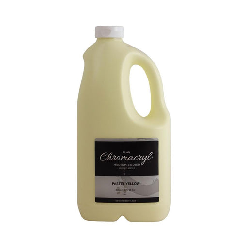 Chroma Chromacryl 2L Acrylic Paint Pastel Yellow 179317_1