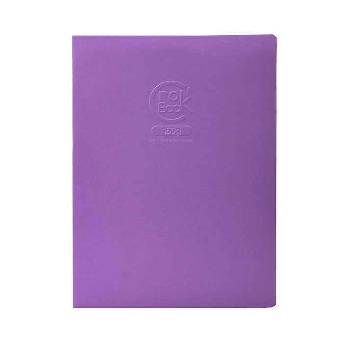 Clairefontaine CrokBook Notebook White A4 160g Assorted C60337C_3