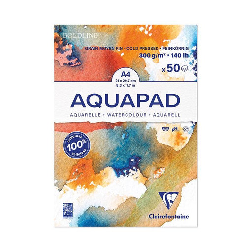 Clairefontaine Goldline Aquapad 300g A4 50sh C975721C_1