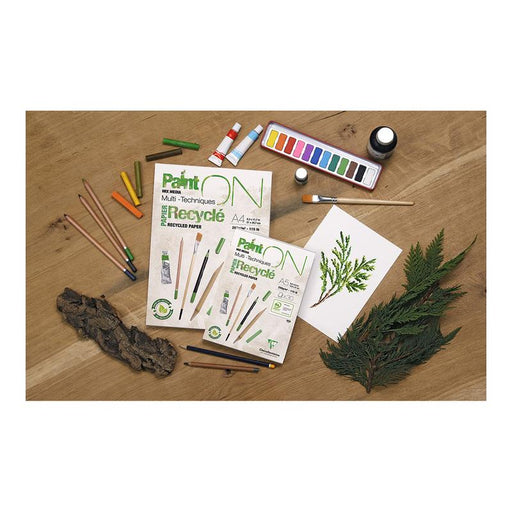 Clairefontaine PaintON Recycled Paper Pad White A5 30sh C975740C_2