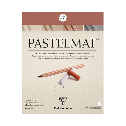 Clairefontaine Pastelmat Pad No. 7 24x30cm 12sh C96053C_1