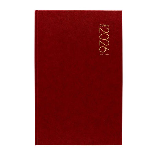 Collins 2026 Diary Red 81A Day to Page 195x125mm_1