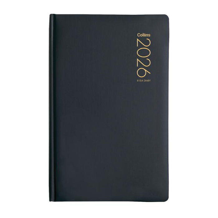Collins 81EA Black Diary, Day View, 195x125mm, Even Year_1