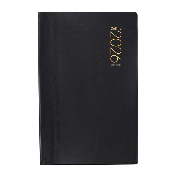 Collins 81PA Black Diary Even Year 195x125mm_1