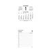 Collins 90x115mm Calendar Refill Even Year 438105_1