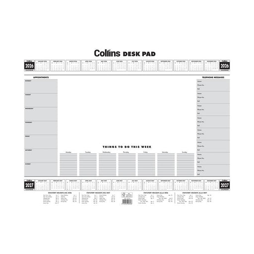 Collins A2 Executive Desk Pad 50L 2022-2023 Calendar_1