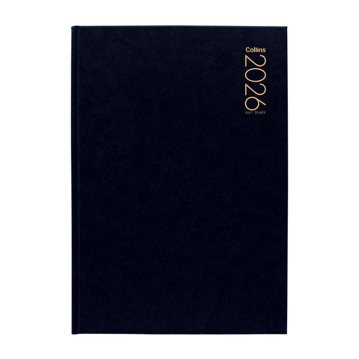 Collins A41 Black Diary Even Year 438031 - 1/2 Hour Appointments_1
